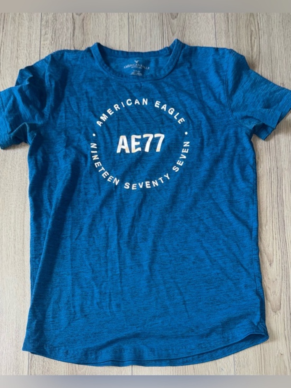 American Eagle Outfitters Blue Graphic Tee shirt short sleeve top